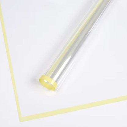 ANEKA - [ LEMBARAN ] Kertas Cellophane Buket Bunga [ List Color Bening ] Flower Wrapping Paper Celophane