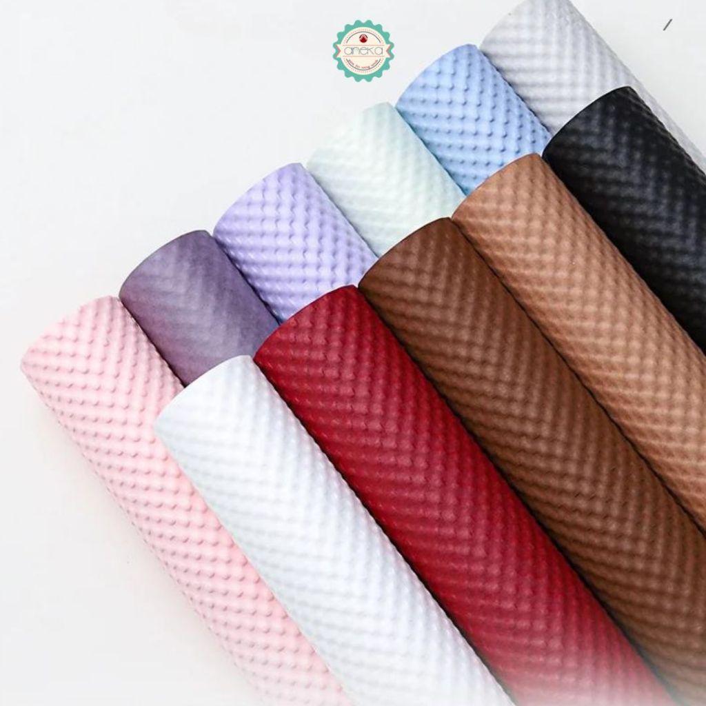 ANEKA - [ LEMBARAN ] Kertas Cellophane Buket Bunga [ 3D Timbul ] Flower Wrapping Paper Celophane