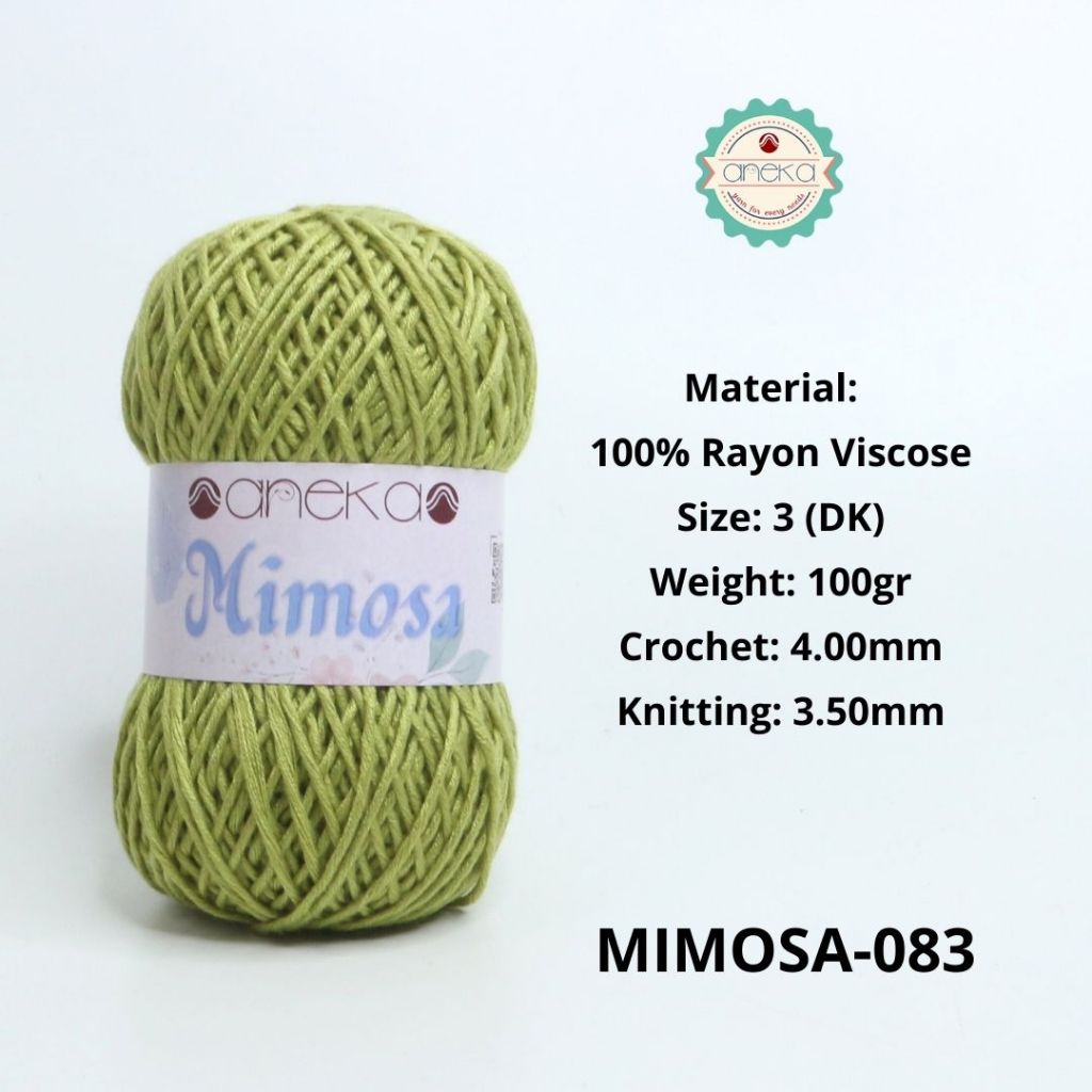 KATALOG - Benang Rajut Mimosa Rayon Viscose / Crochet Knitting Yarn