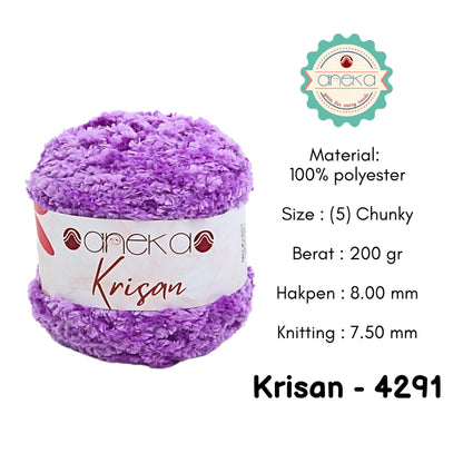 KATALOG - Benang Rajut Krisan / Soft Smooth Chenille Velvet Crochet Knitting Yarn