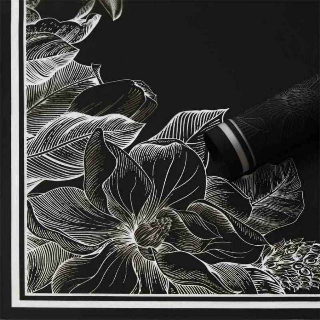ANEKA - [ LEMBARAN ] Kertas Cellophane Buket Bunga [ Motif Bunga ] Flower Wrapping Paper Celophane