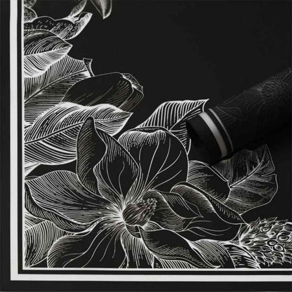 ANEKA - [ LEMBARAN ] Kertas Cellophane Buket Bunga [ Motif Bunga ] Flower Wrapping Paper Celophane