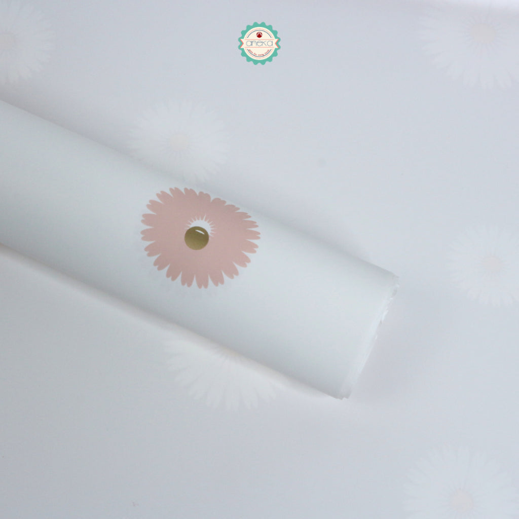 ANEKA - [ PACK ] Kertas Cellophane Buket Bunga [ Pattern Flower ] Flower Wrapping Paper Celophane