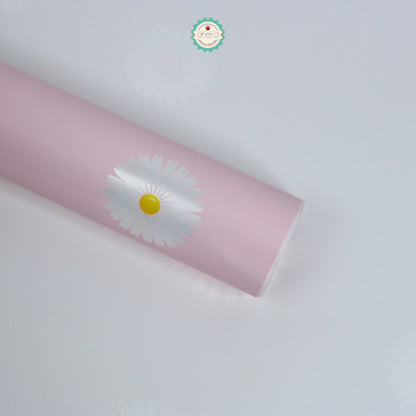 AnekaBenang - [ PACK ] Kertas Cellophane Buket Bunga [ Pattern Flower ] Flower Wrapping Paper Celophane