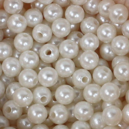 ANEKA - [15 Gram - 4mm] Mote Ringan Resin / Mutsin / Mutiara Sintetis / Manik / Beads DIY