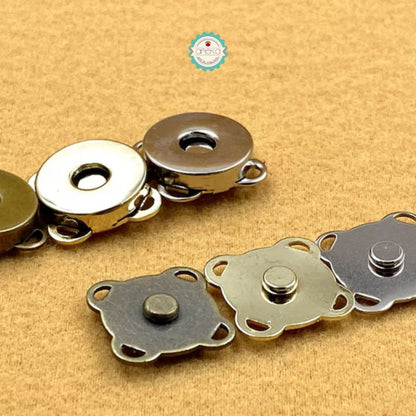 ANEKA - [2PCS] Kancing Magnet Tas Jahit Premium / Button Sew On Magnetic