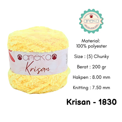 KATALOG - Benang Rajut Krisan / Soft Smooth Chenille Velvet Crochet Knitting Yarn