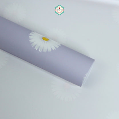 ANEKA - [ PACK ] Kertas Cellophane Buket Bunga [ Pattern Flower ] Flower Wrapping Paper Celophane