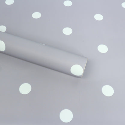 ANEKA - [ LEMBARAN ] Kertas Cellophane Buket Bunga [Polkadot] Flower Bouquet Wrapping Paper Celophane