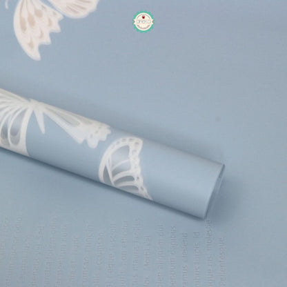 AnekaBenang - [ PACK ] Kertas Cellophane Buket Bunga [ Kupu-Kupu ] Flower Wrapping Paper Celophane