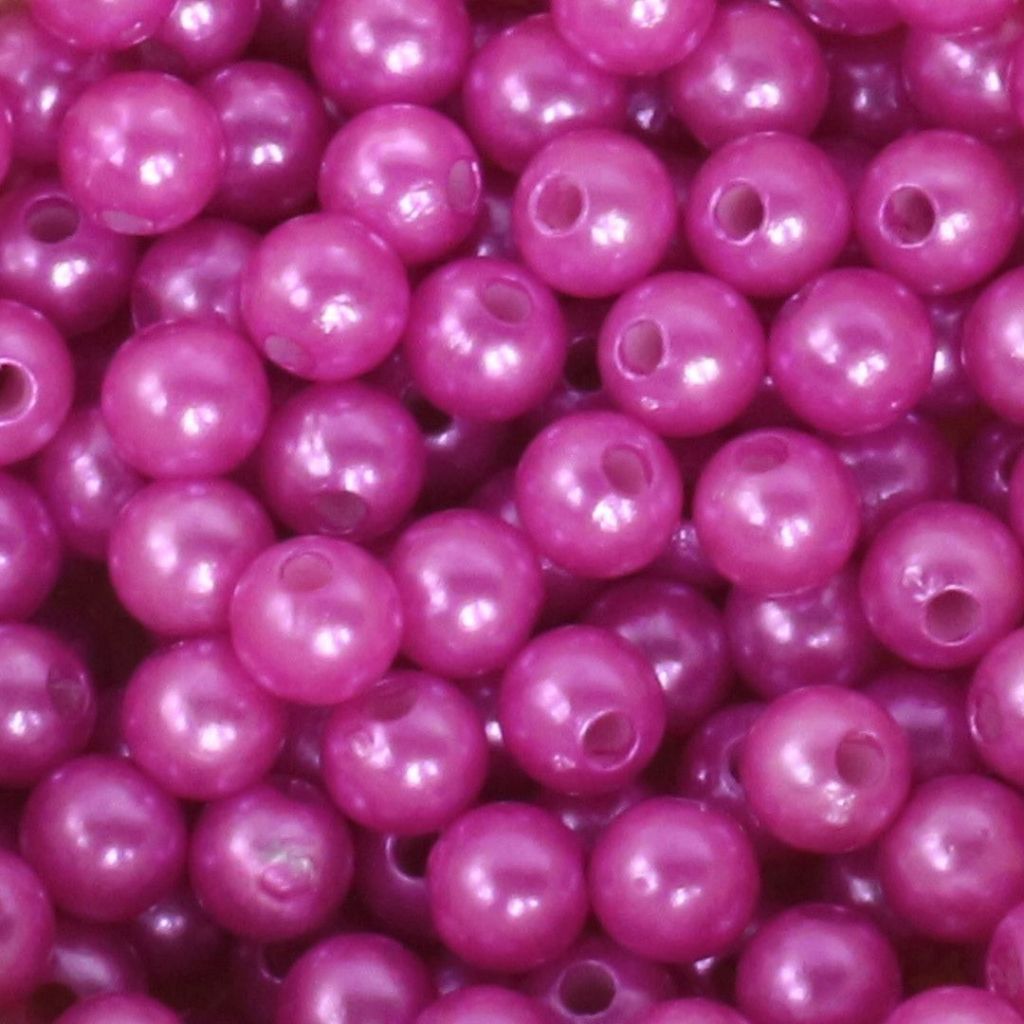 ANEKA - [450 Gram / 1 Pon - 8mm] Mote Ringan Resin / Mutsin / Mutiara Sintetis / Manik / Beads DIY