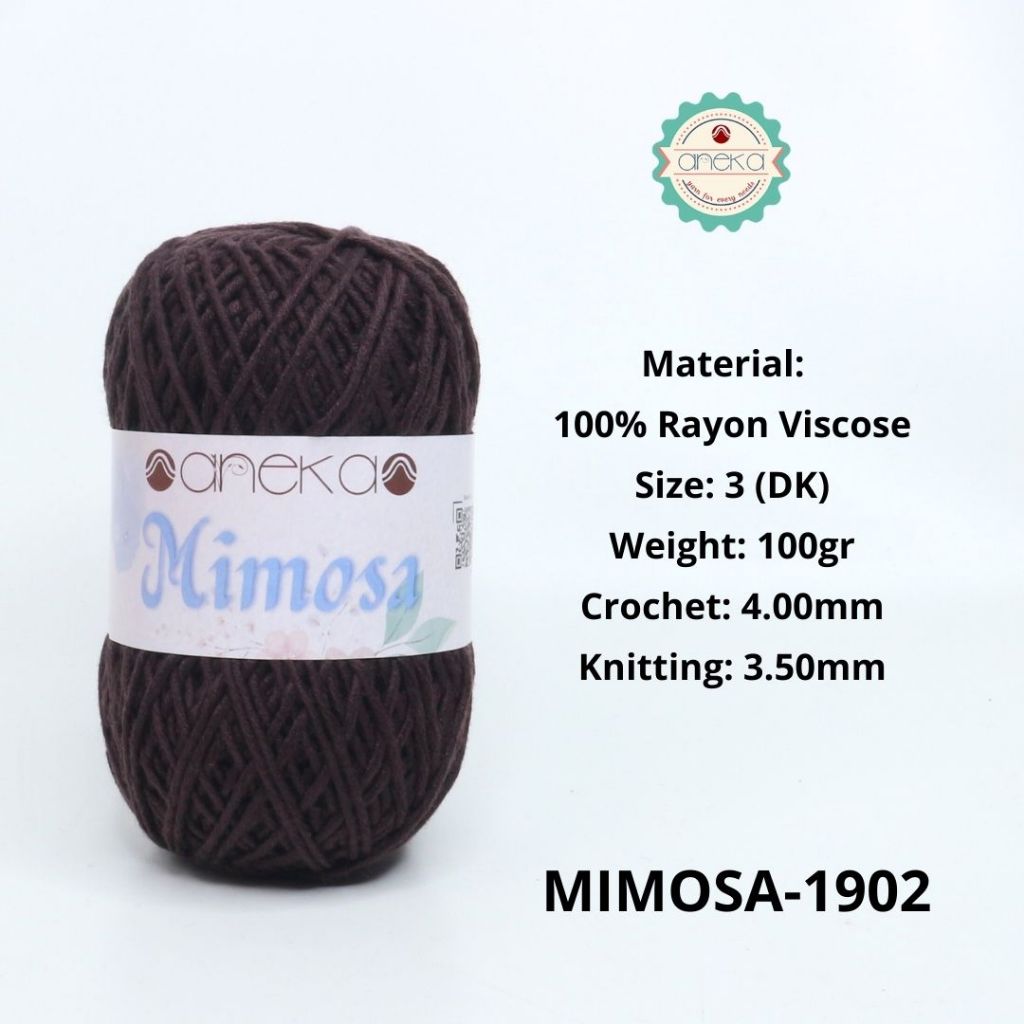 KATALOG - Benang Rajut Mimosa Rayon Viscose / Crochet Knitting Yarn