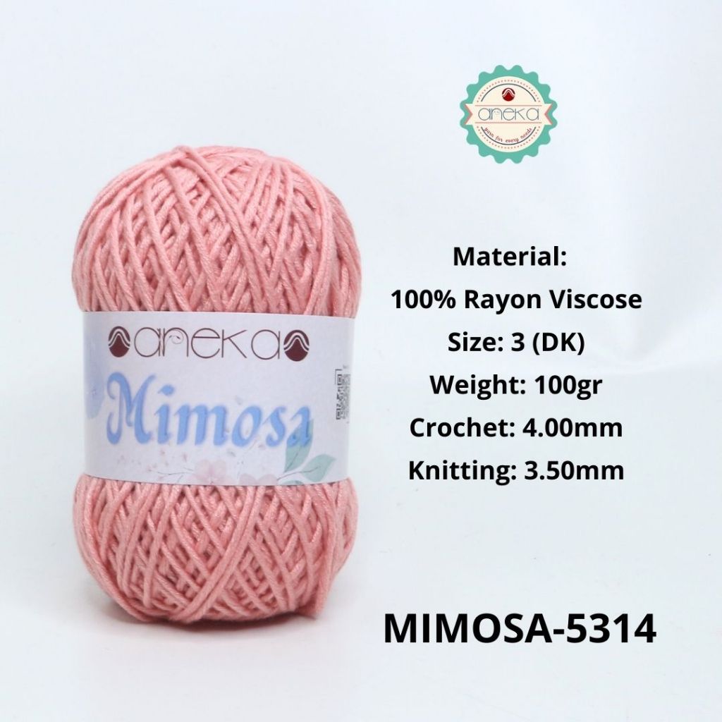 KATALOG - Benang Rajut Mimosa Rayon Viscose / Crochet Knitting Yarn