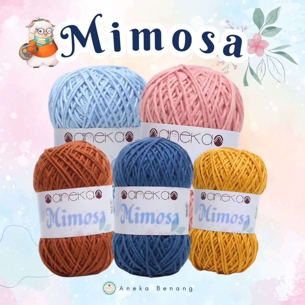 KATALOG - Benang Rajut Mimosa Rayon Viscose / Crochet Knitting Yarn