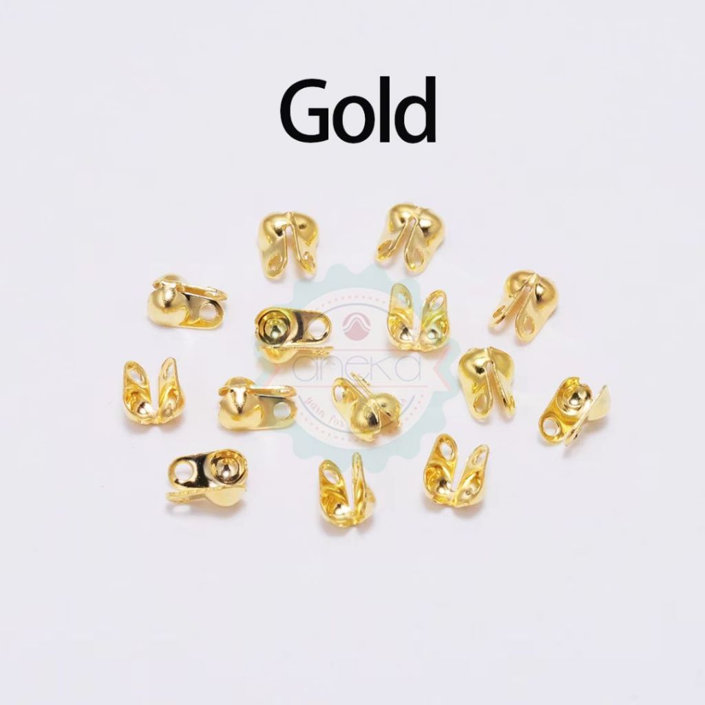 ANEKA - [12PCS] Konektor Clasp Kepala Ganda Handmade DIY