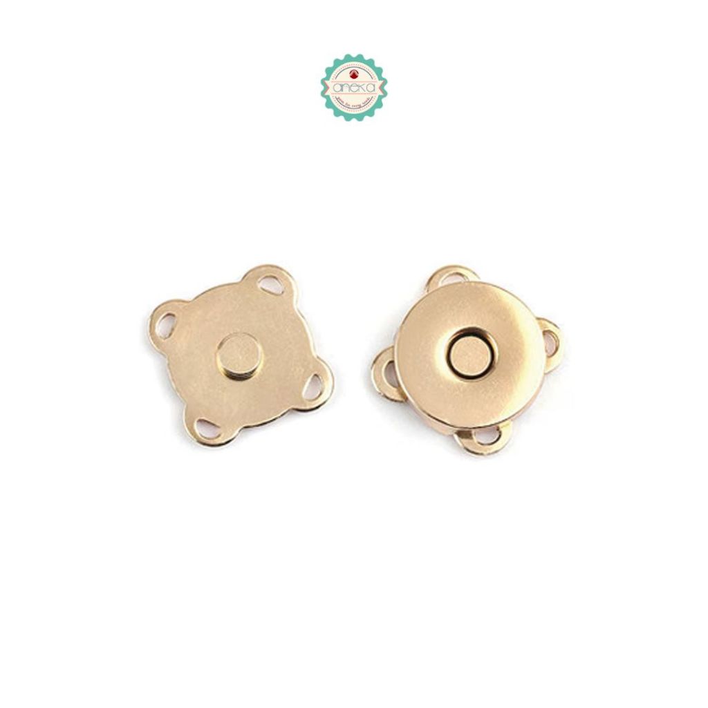 ANEKA - [2PCS] Kancing Magnet Tas Jahit Premium / Button Sew On Magnetic