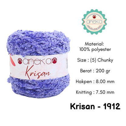 KATALOG - Benang Rajut Krisan / Soft Smooth Chenille Velvet Crochet Knitting Yarn