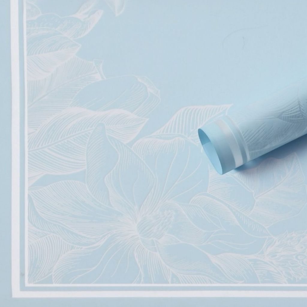 ANEKA - [ LEMBARAN ] Kertas Cellophane Buket Bunga [ Motif Bunga ] Flower Wrapping Paper Celophane
