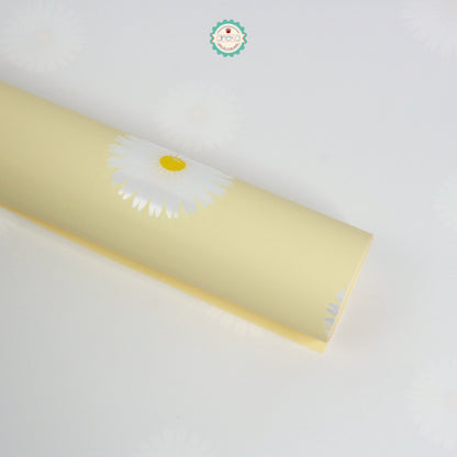 AnekaBenang - [ PACK ] Kertas Cellophane Buket Bunga [ Pattern Flower ] Flower Wrapping Paper Celophane