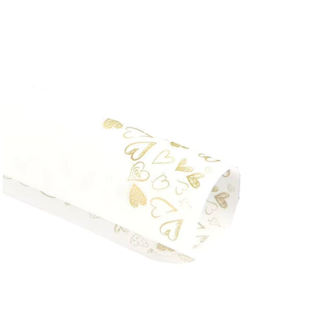ANEKA - [ LEMBARAN ] Kertas Cellophane Buket Bunga [ Love Frame ] Flower Wrapping Paper Celophane