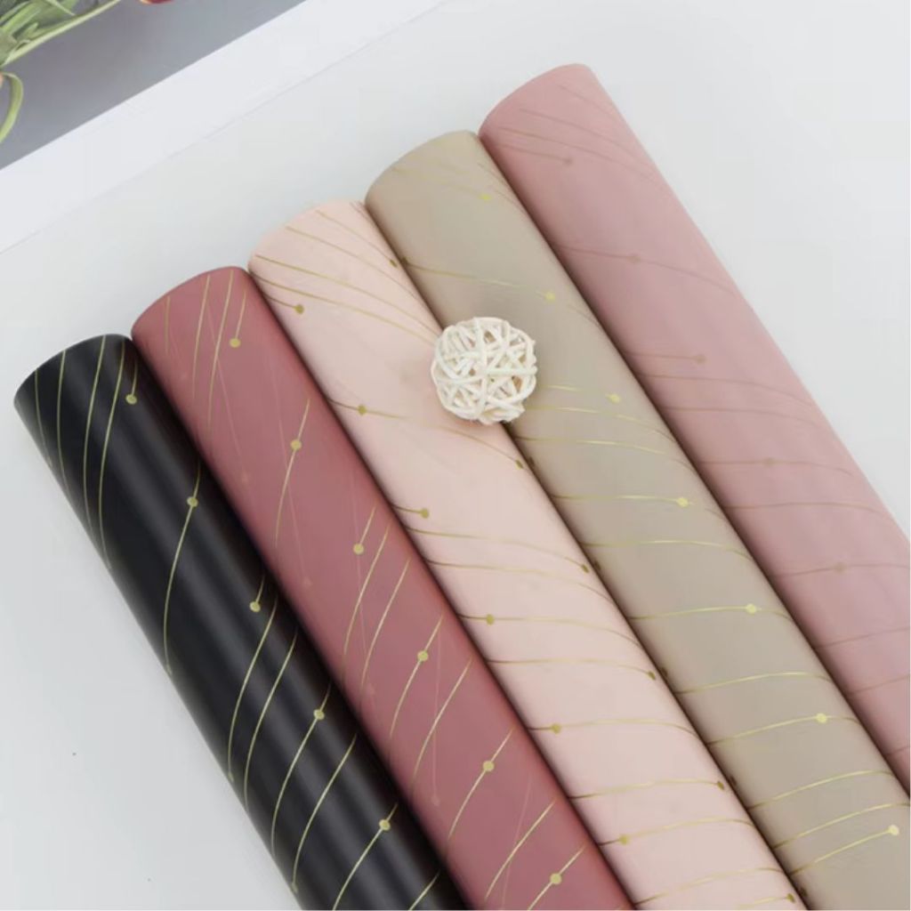 ANEKA - [ LEMBARAN ] Kertas Cellophane Buket Bunga [ Meteor ] Flower Wrapping Paper Celophane
