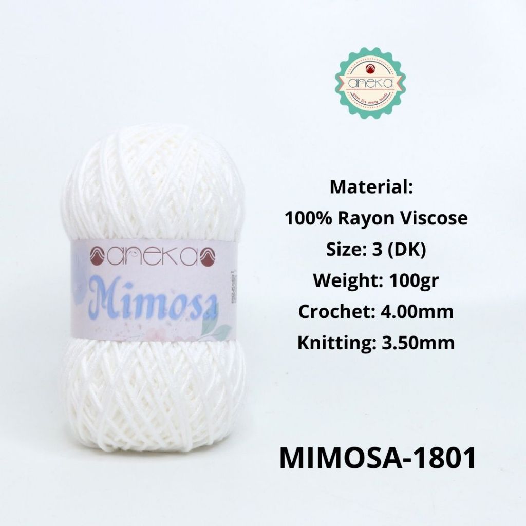 KATALOG - Benang Rajut Mimosa Rayon Viscose / Crochet Knitting Yarn