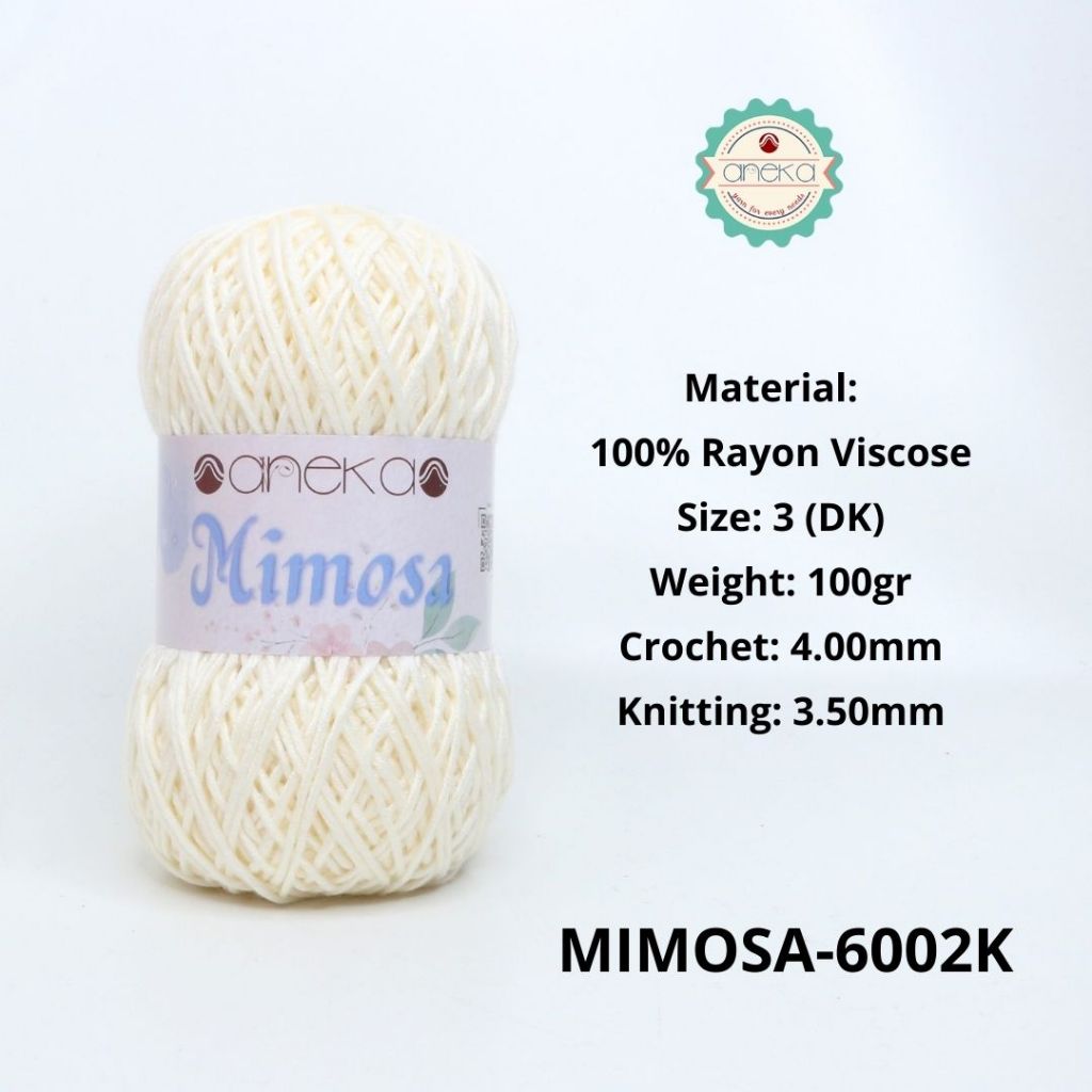 KATALOG - Benang Rajut Mimosa Rayon Viscose / Crochet Knitting Yarn