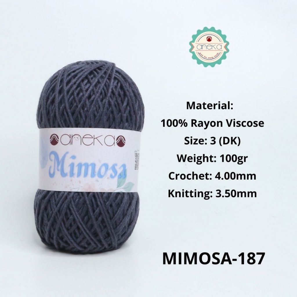 KATALOG - Benang Rajut Mimosa Rayon Viscose / Crochet Knitting Yarn