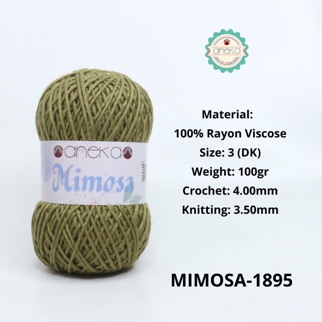 KATALOG - Benang Rajut Mimosa Rayon Viscose / Crochet Knitting Yarn