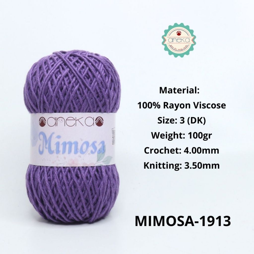 KATALOG - Benang Rajut Mimosa Rayon Viscose / Crochet Knitting Yarn