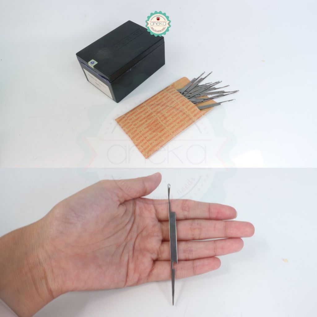 ANEKA - [1 Box] Jarum Mesin Rajut - Vosaspec 89. 75-64 / 016 - 400 PCS