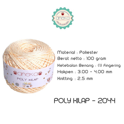 CATALOG - PREMIUM Polyester Knitting Yarn / Polyester / Poly Poly Luster Color PART 2