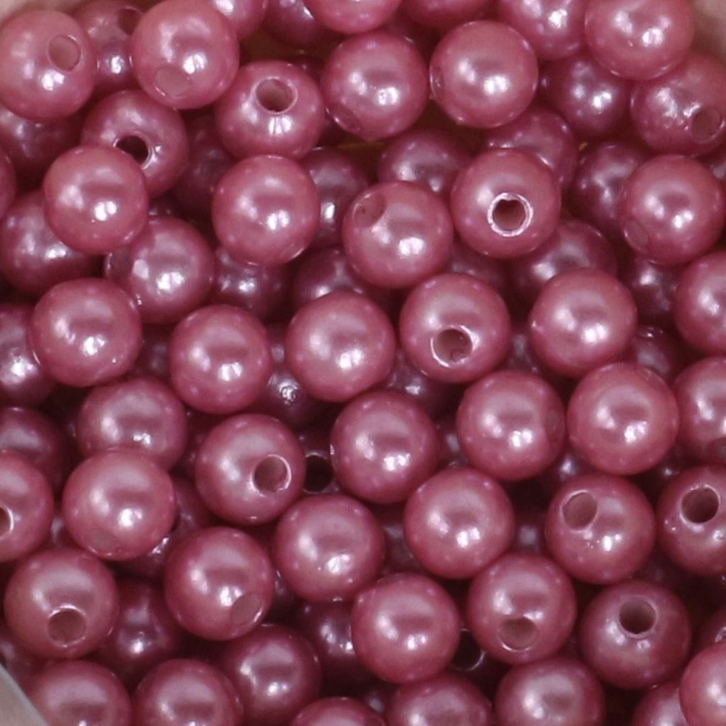 ANEKA - [450 Gram / 1 Pon - 8mm] Mote Ringan Resin / Mutsin / Mutiara Sintetis / Manik / Beads DIY