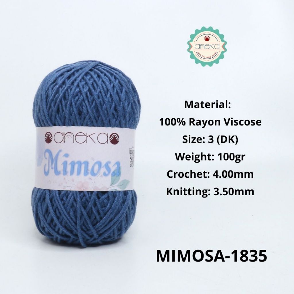 KATALOG - Benang Rajut Mimosa Rayon Viscose / Crochet Knitting Yarn