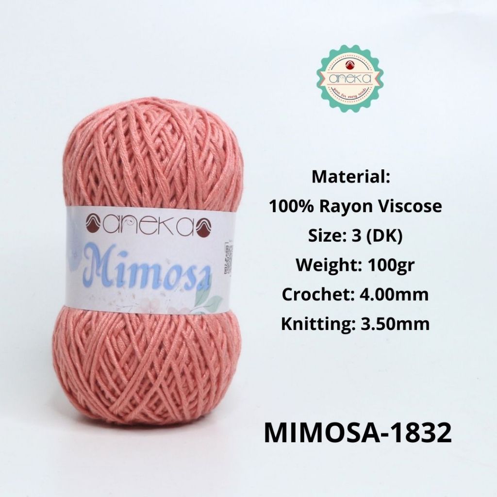 KATALOG - Benang Rajut Mimosa Rayon Viscose / Crochet Knitting Yarn