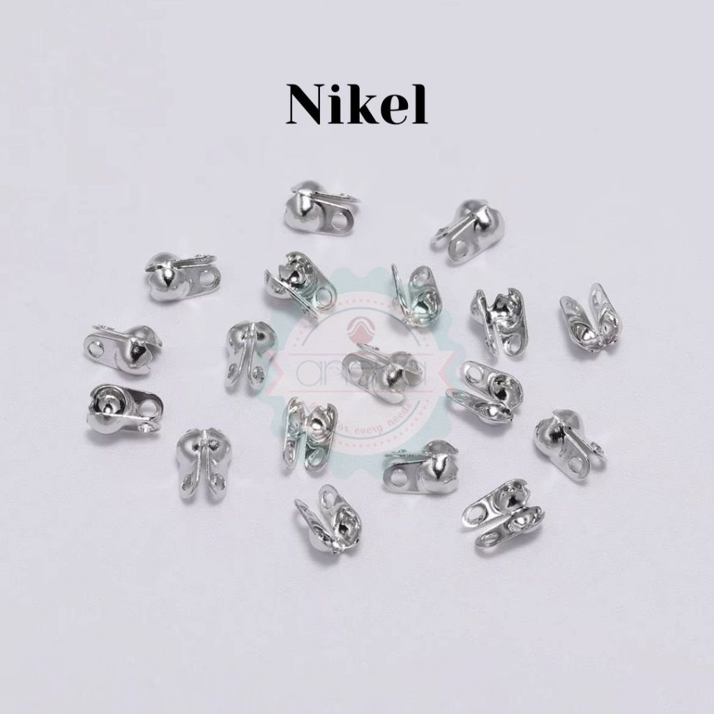 ANEKA - [12PCS] Konektor Clasp Kepala Ganda Handmade DIY