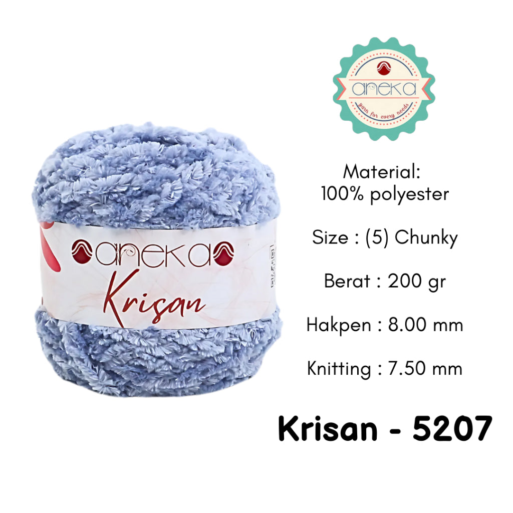 KATALOG - Benang Rajut Krisan / Soft Smooth Chenille Velvet Crochet Knitting Yarn