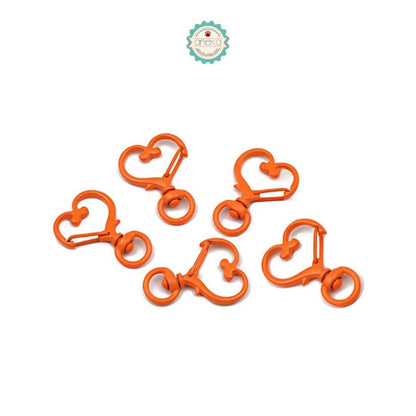 ANEKA - Kait Tas Bentuk Hati / Bintang / Hook Keychain Love Star Premium / Gantungan Kunci
