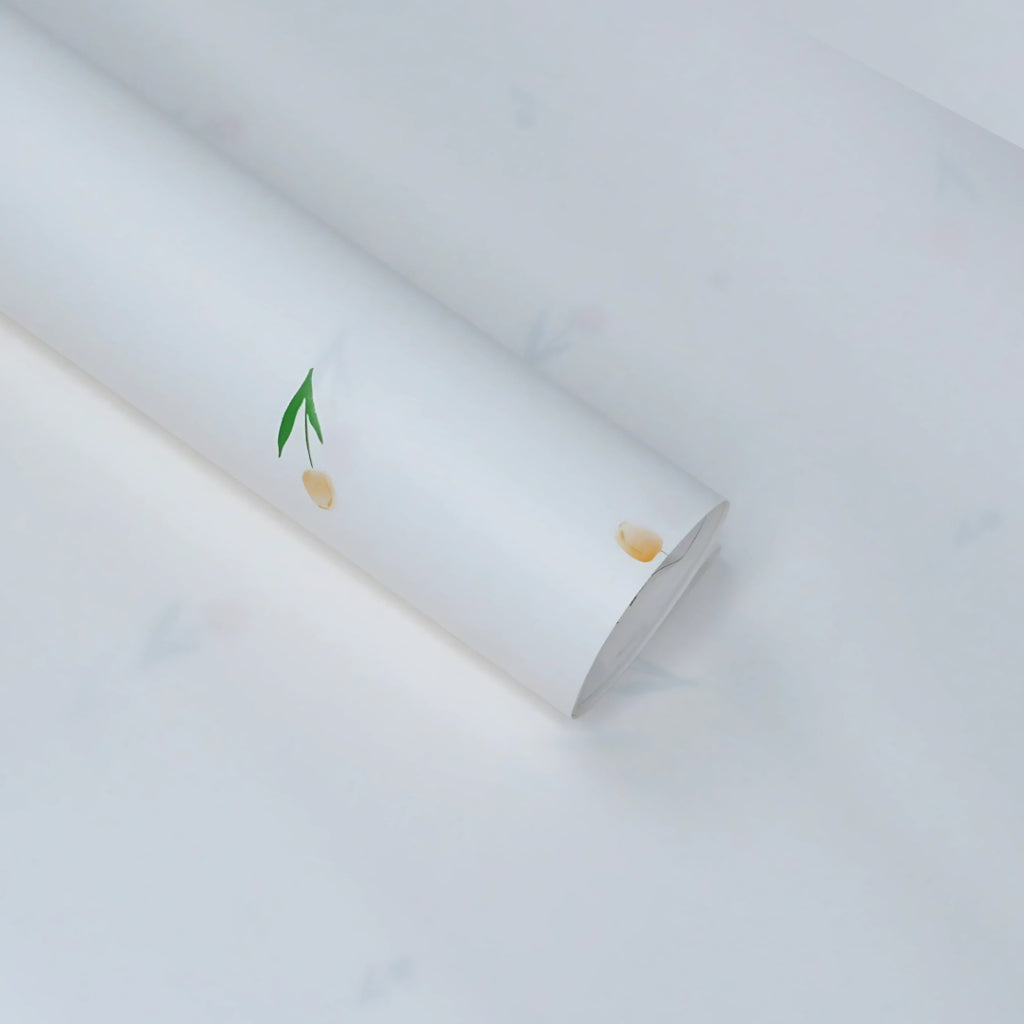 ANEKA - [ LEMBARAN ] Kertas Cellophane Buket Bunga [ Motif Tulip ] Flower Wrapping Paper Celophane