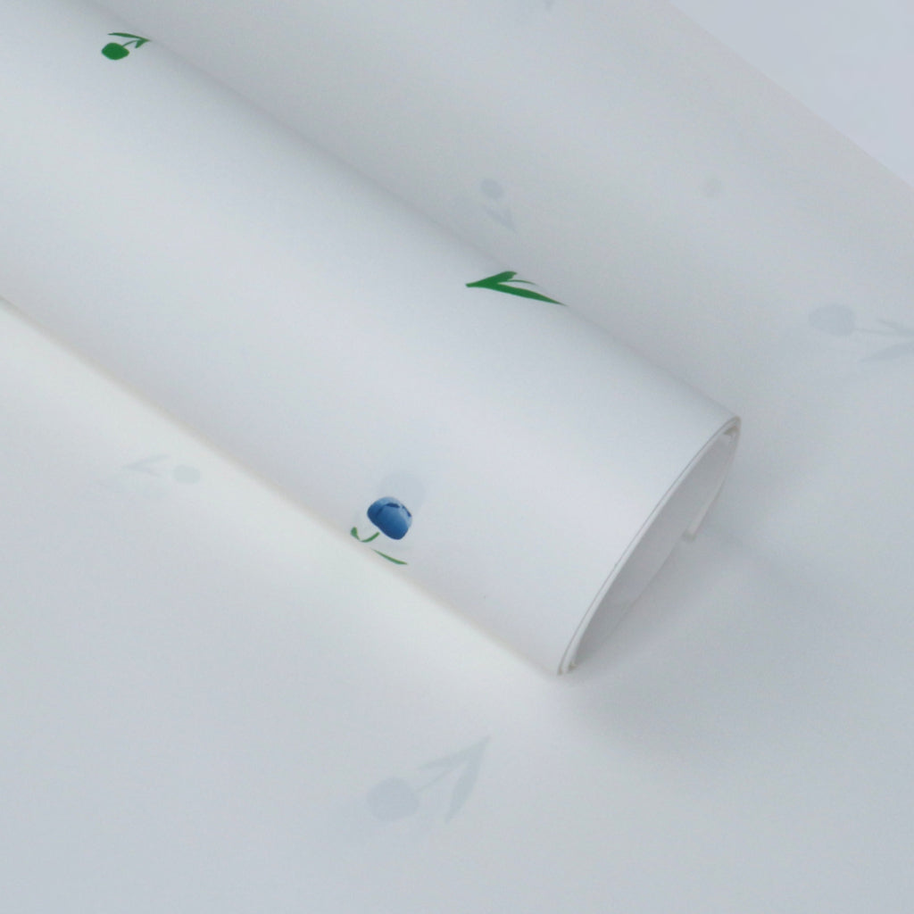 ANEKA - [ LEMBARAN ] Kertas Cellophane Buket Bunga [ Motif Tulip ] Flower Wrapping Paper Celophane
