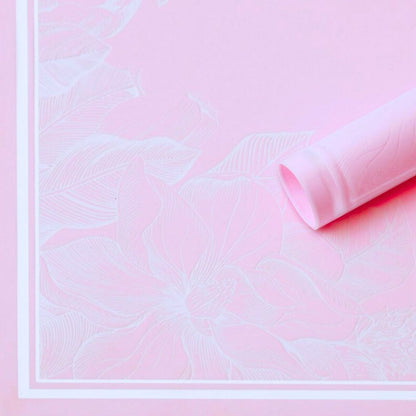 ANEKA - [ LEMBARAN ] Kertas Cellophane Buket Bunga [ Motif Bunga ] Flower Wrapping Paper Celophane