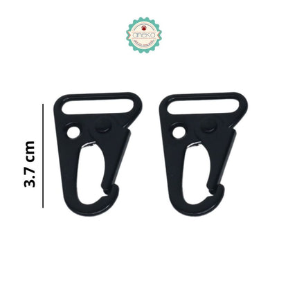 ANK - [2PCS] Pengait Kew-Kew Carabiner 20mm Matte Black