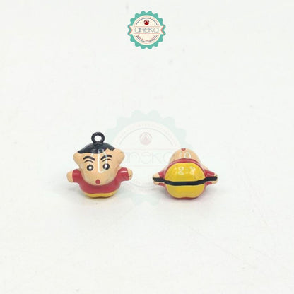 ANK - [2PCS] Lonceng Bell Bentuk Karakter / Aksesoris Klintingan / Jingle Bell Charm Character / Keycain Pendant / Accesories