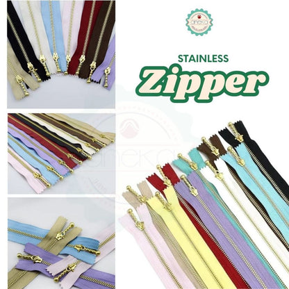 KATALOG - Risleting Besi Kait Bulat No. 3 / Stainless ZIpper DIY Accessories