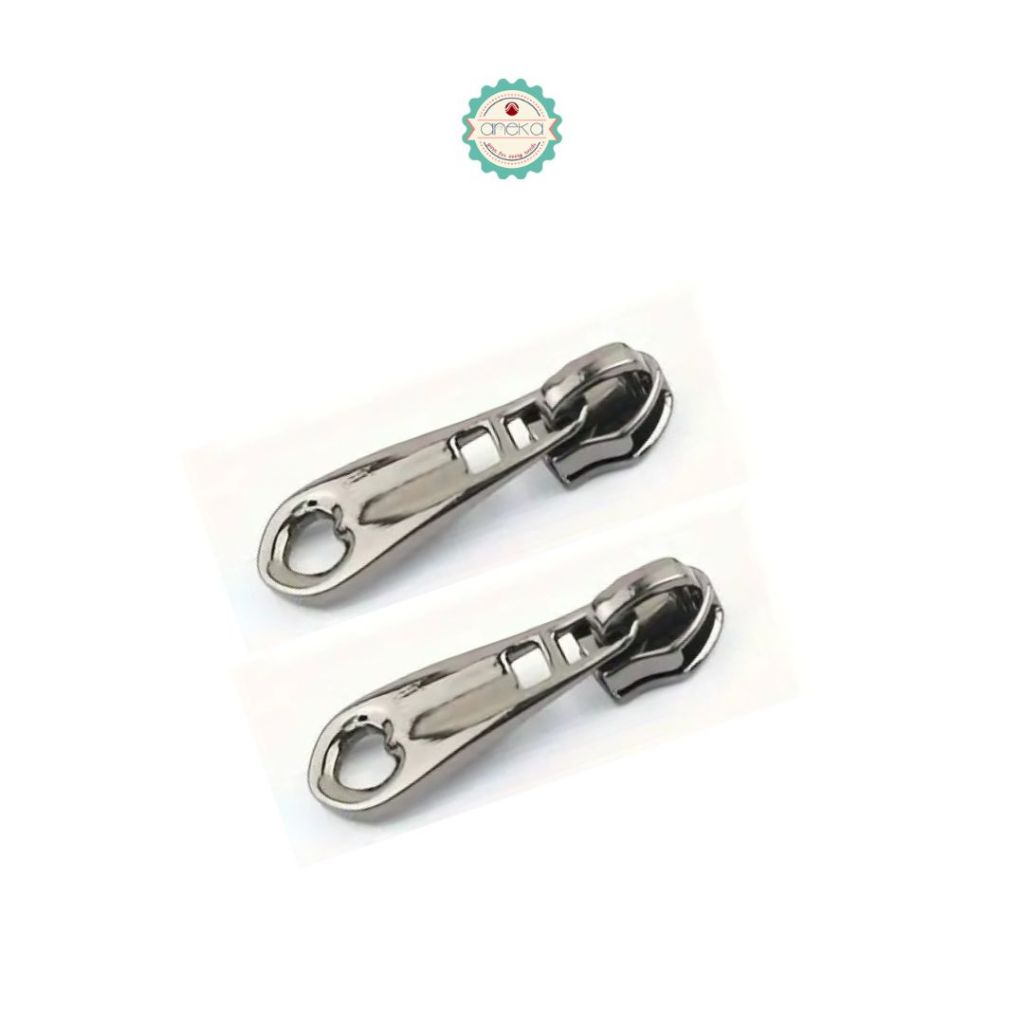 ANEKA - [2PCS] Kepala Ritsleting Klasik No. 3 / Pull-Up Zipper Classic Premium