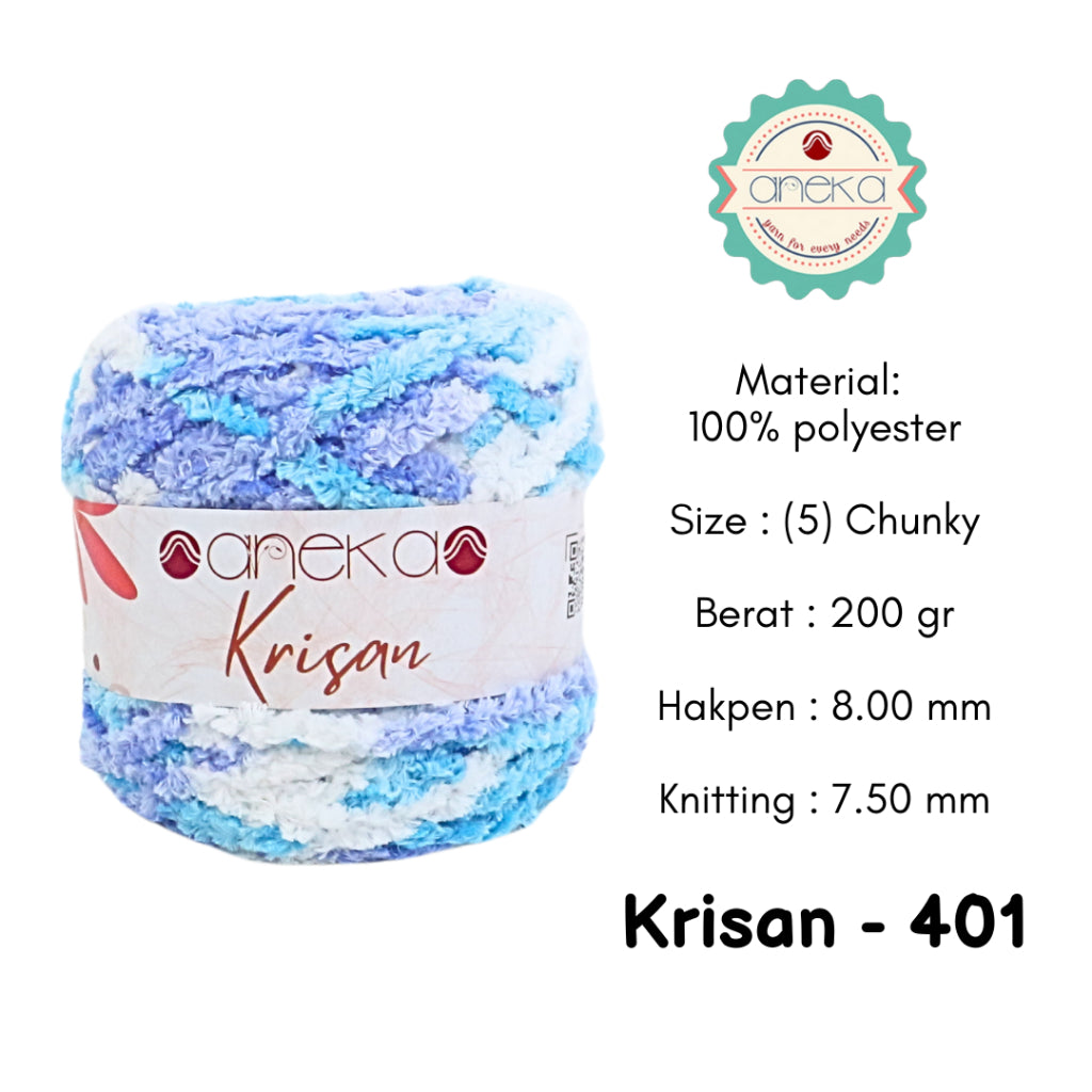 KATALOG - Benang Rajut Krisan / Soft Smooth Chenille Velvet Crochet Knitting Yarn