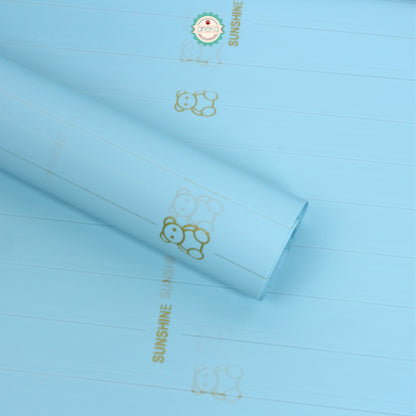 ANEKA- [ LEMBARAN ] Kertas Cellophane Buket Bunga [ Line Bear ] Flower Wrapping Paper Celophane