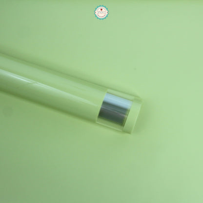 ANEKA - [ LEMBARAN ] Kertas Cellophane Buket Bunga [Transparent Small Line Square] Flower Bouquet Wrapping Paper Celophane