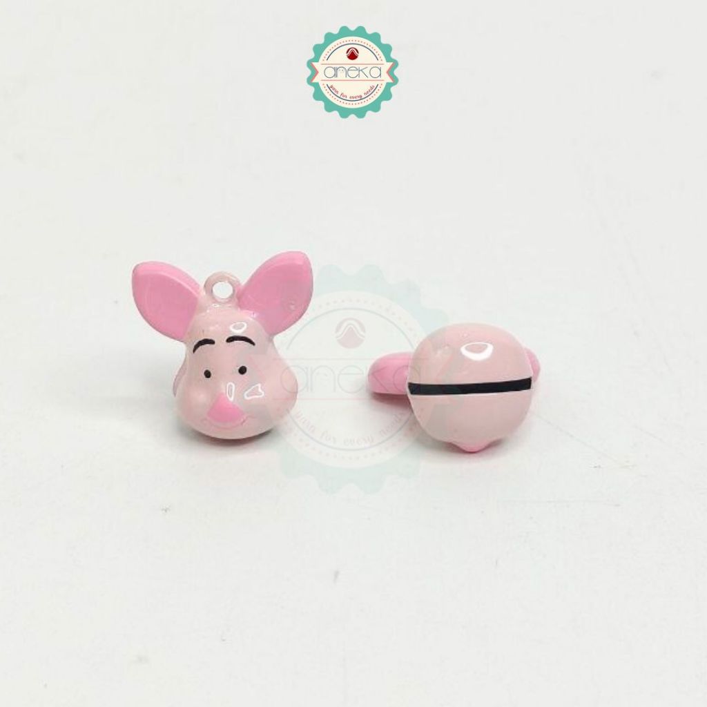 ANK - [2PCS] Lonceng Bell Bentuk Karakter / Aksesoris Klintingan / Jingle Bell Charm Character / Keycain Pendant / Accesories