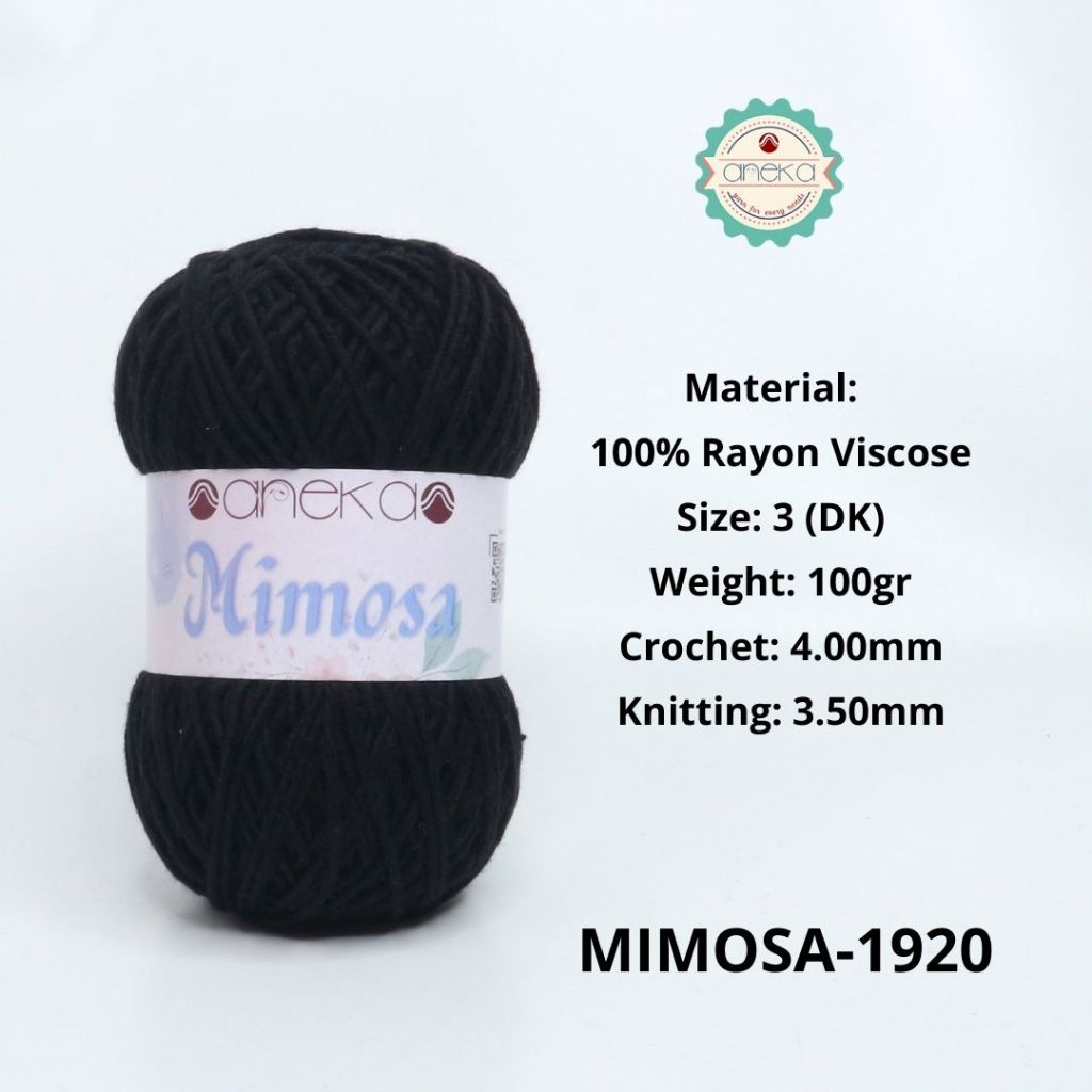 KATALOG - Benang Rajut Mimosa Rayon Viscose / Crochet Knitting Yarn